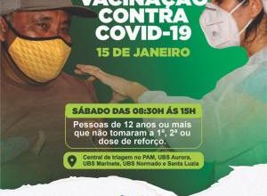 Photo of BARRA DE STO ANTÔNIO: Prefeitura realiza neste sábado “Dia D” de vacinação contra Covid-19