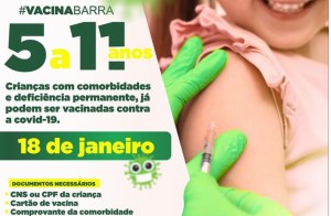 Photo of NESTA TERÇA – Barra de Santo Antônio inicia vacinação contra covid-19 em crianças de 5 a 11 anos