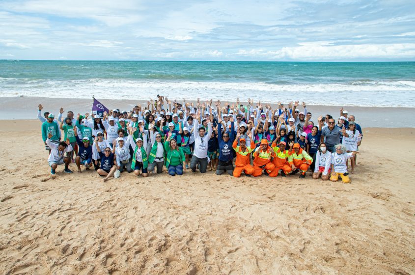Ação contribui para preservar o meio ambiente. Foto: Célio Junior/Secom Maceió