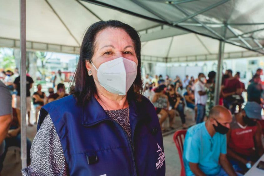 Secretária municipal de Saúde, Célia Fernandes. Foto: Ascom SMS