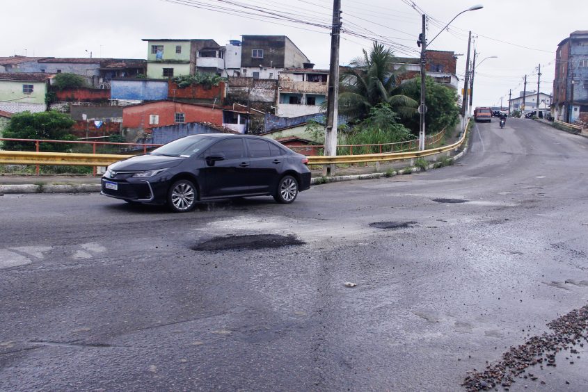 Rua Camaragibe, no Ouro Preto. Foto: Wilma Andrade/Ascom Seminfra