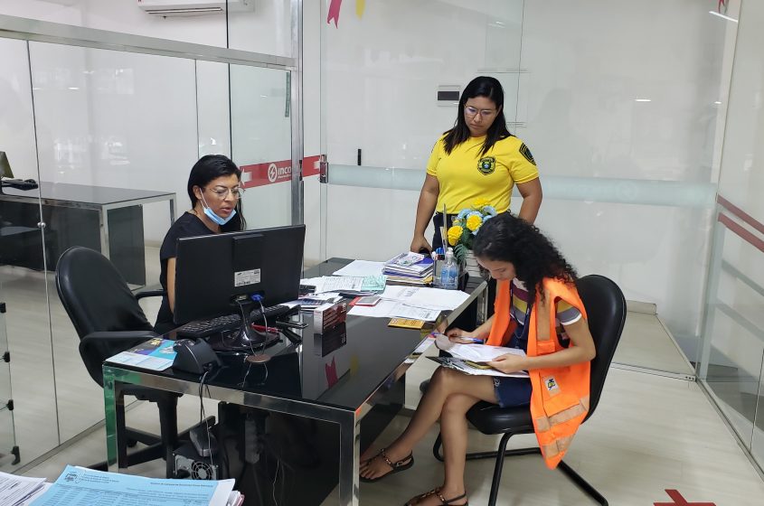 Primeiro dia de ação teve 40 imóveis visitados. Foto: Ascom SMTT.