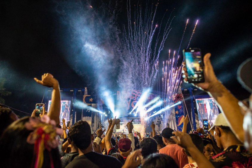 Forró no Biu teve uma programação junina que atraiu mais de 40 mil pessoas que curtiram os festejos tranquilamente. Foto: Juliete Santos / Secom Maceió